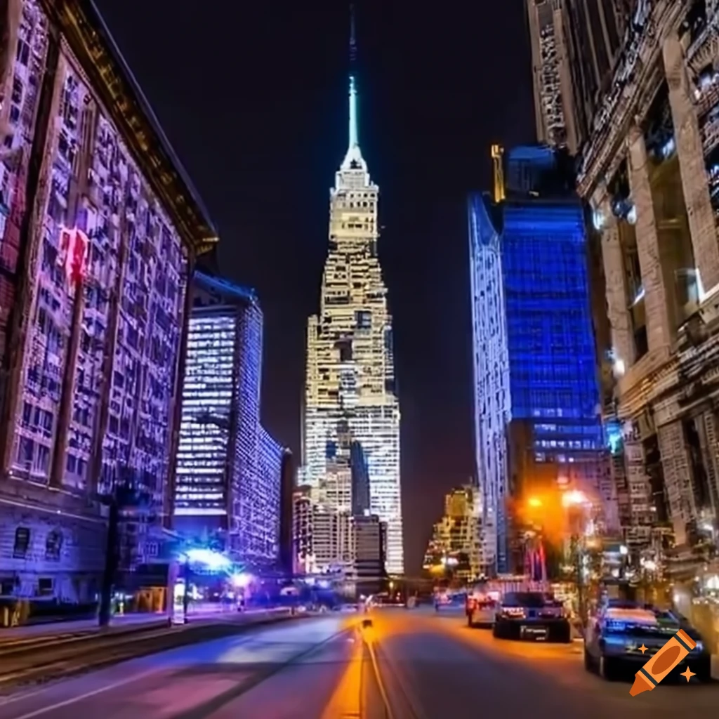 skyscraper with Tetris projection in Philadelphia