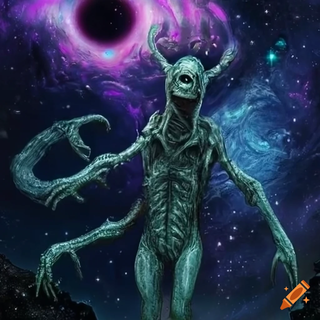 cosmic monster illustration