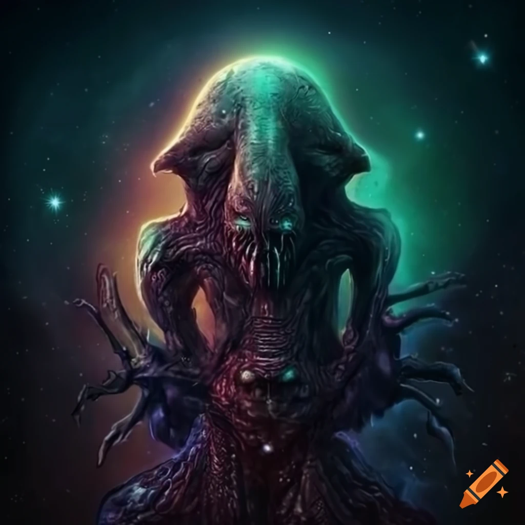 cosmic monster illustration