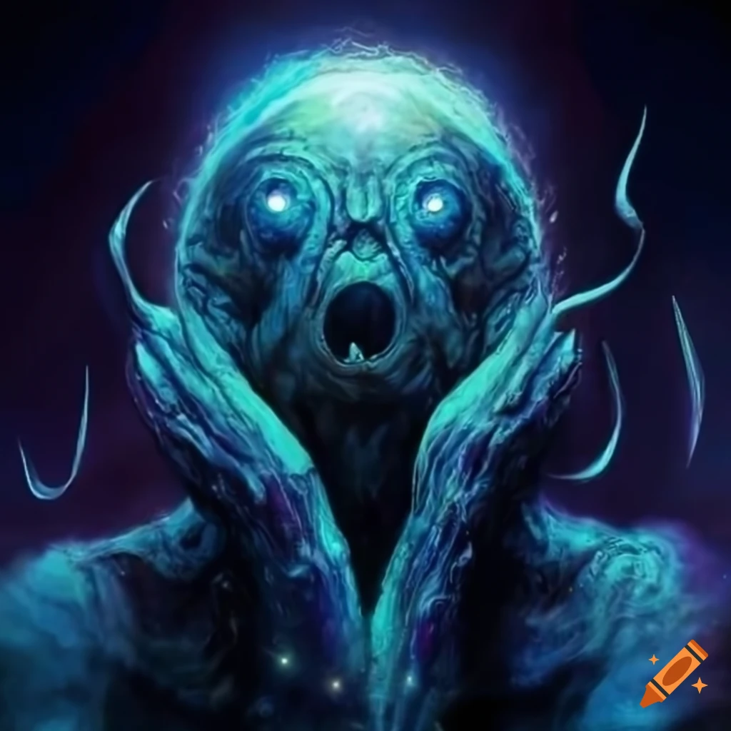 cosmic monster illustration