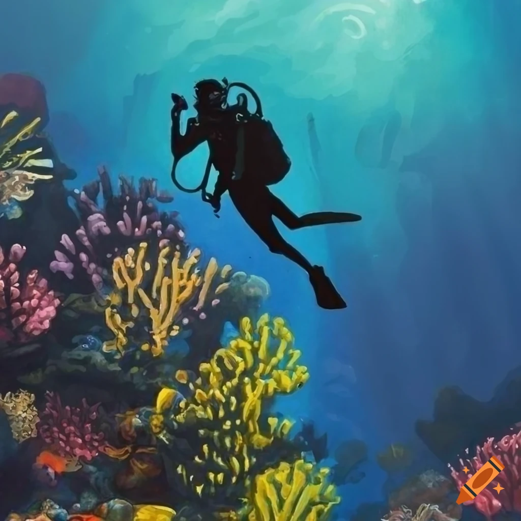 Scuba Diving images created on Craiyon