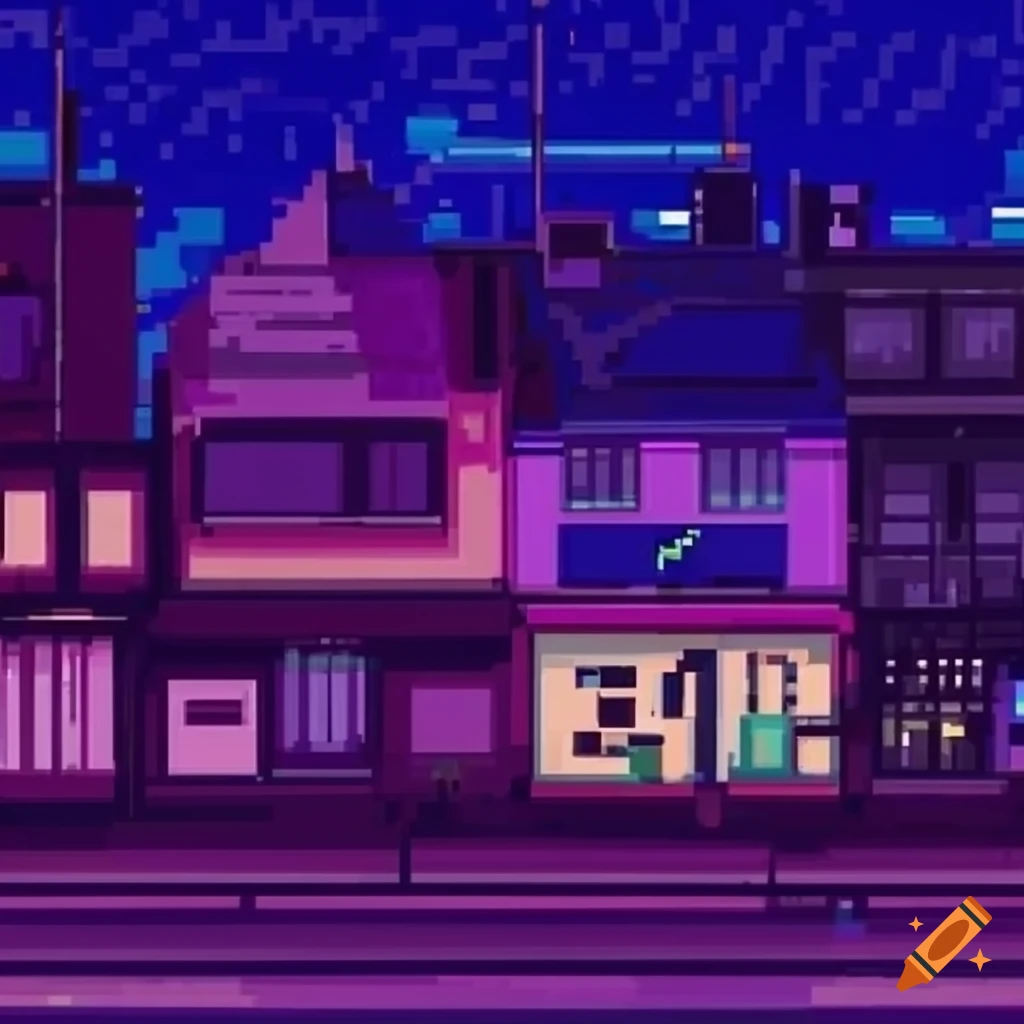 pixel art with a lo-fi aesthetic