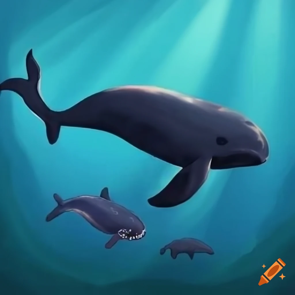 cute picture of a humpback whale