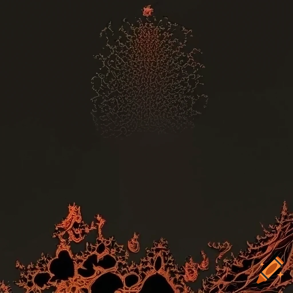 red, black, and gold Russian folk art design