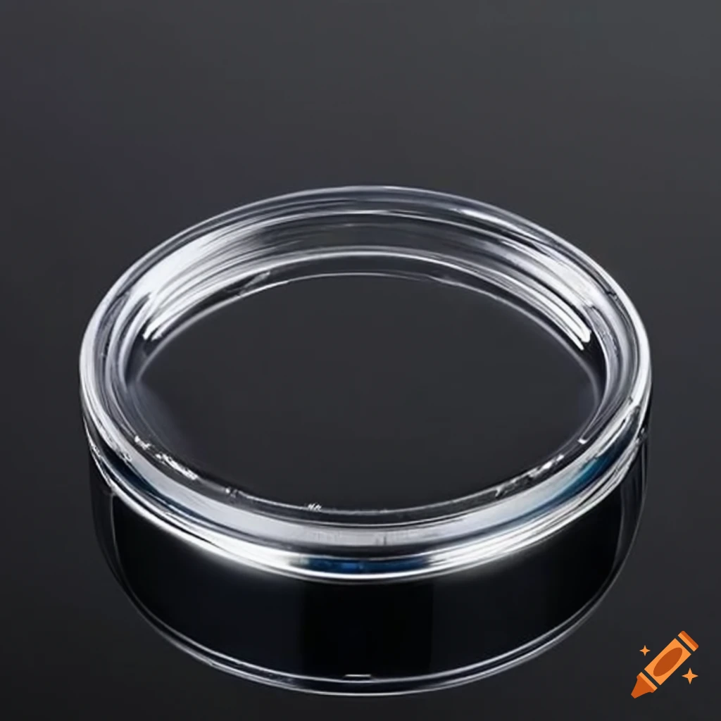 transparent optic lens with varying thickness