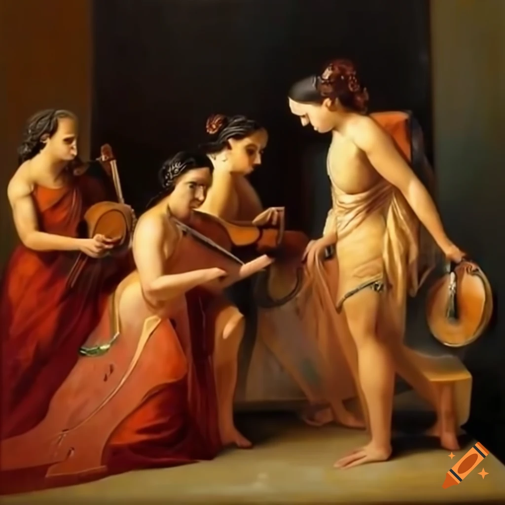 musicians performing ancient Greek music