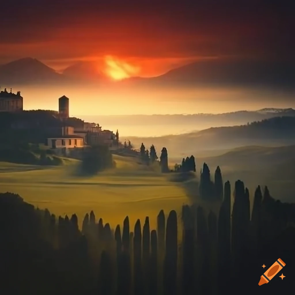 Tuscany in Italy