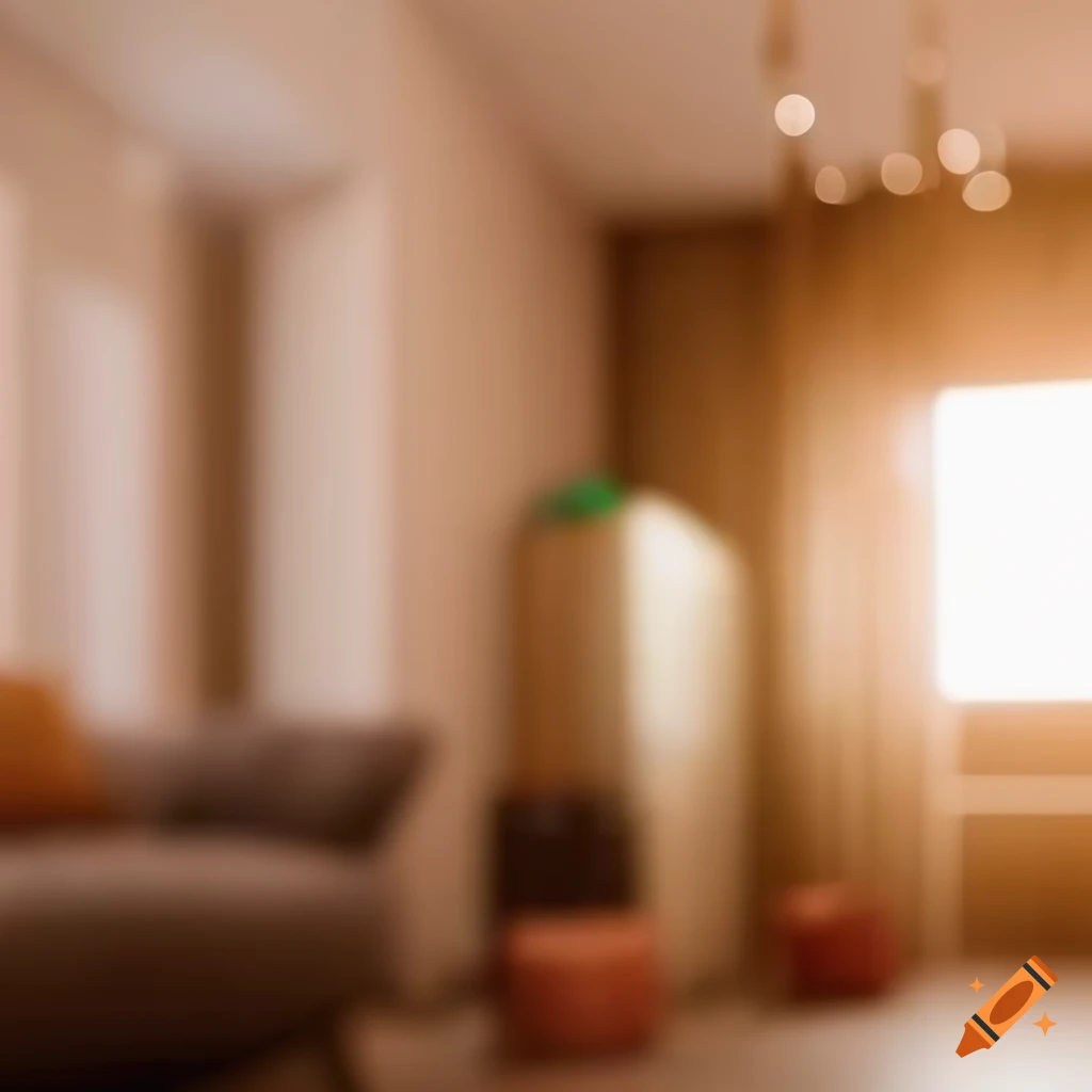 blurred background of a modern apartment interior