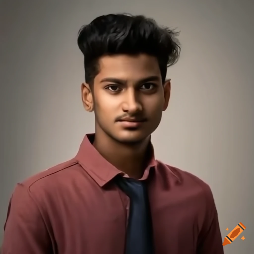 young Indian college student being interviewed