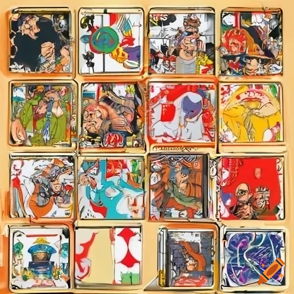 trading card with war theme