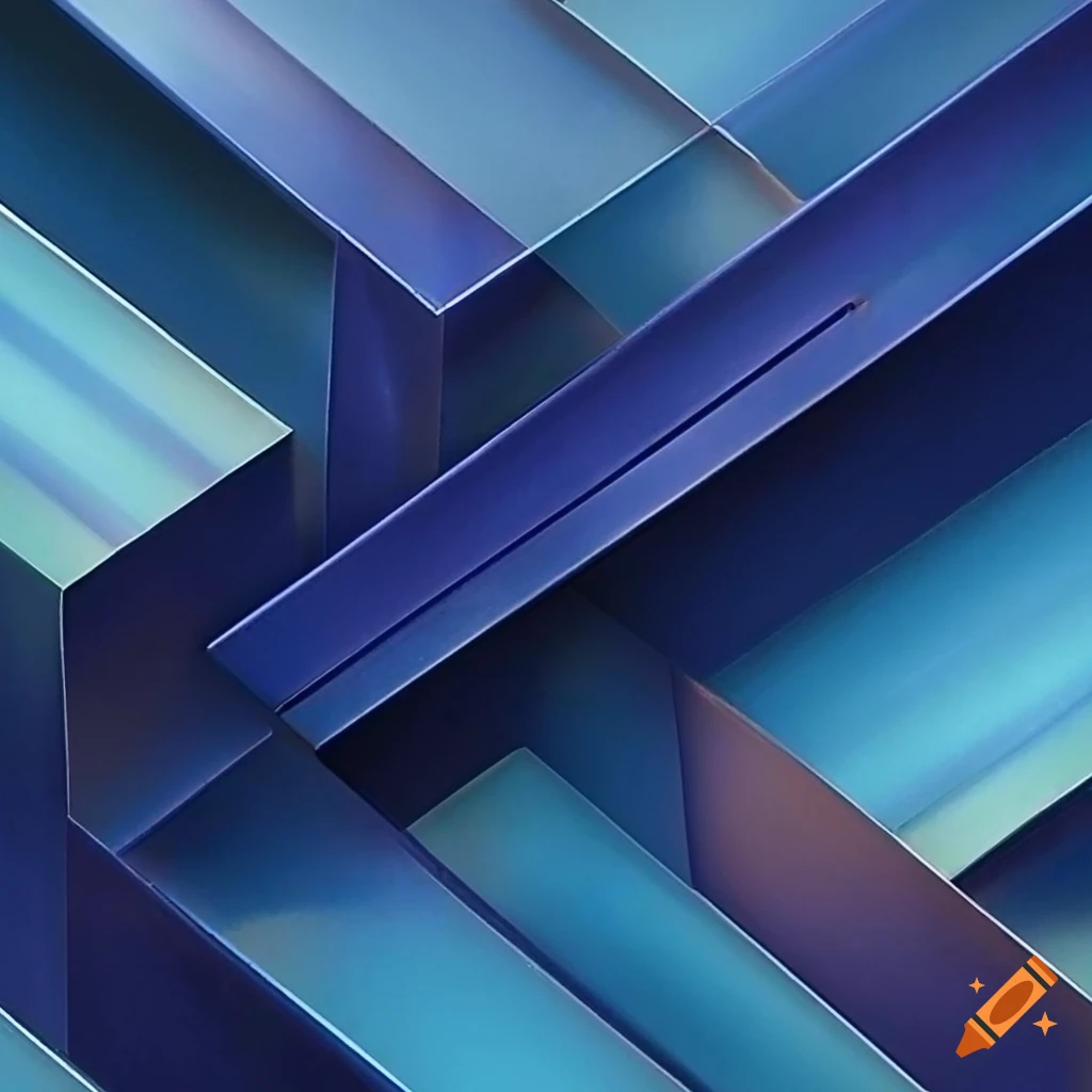 abstract art with dramatic curves and rectangles