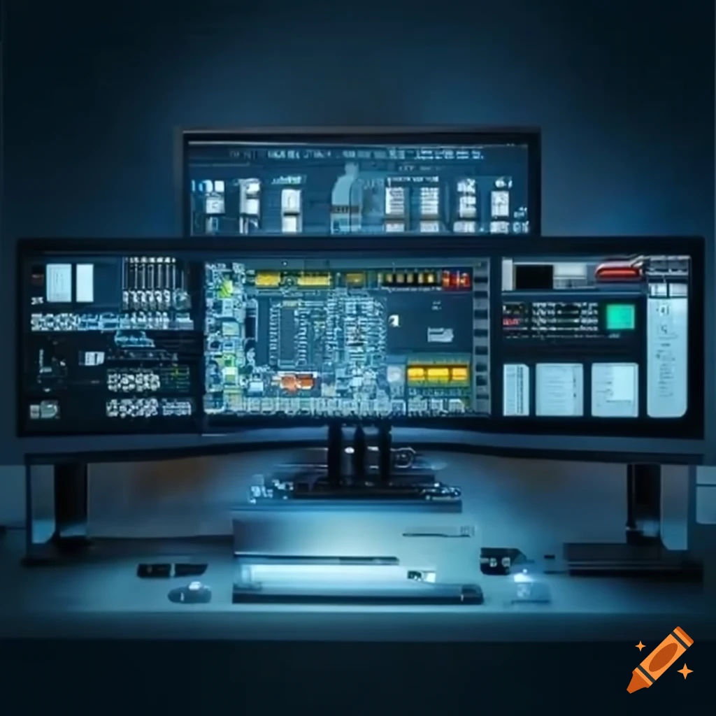 modern automated control system concept