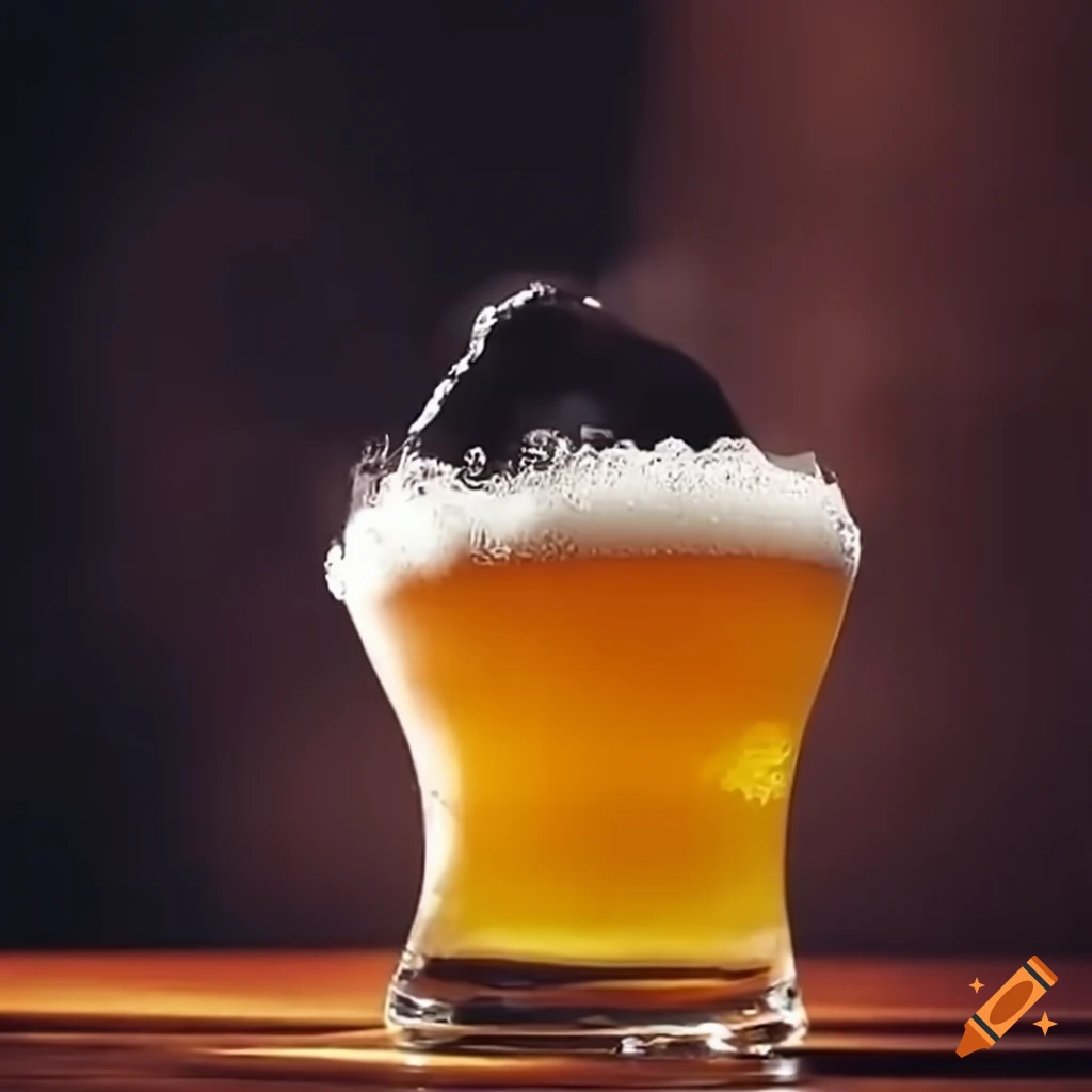 man drinking beer