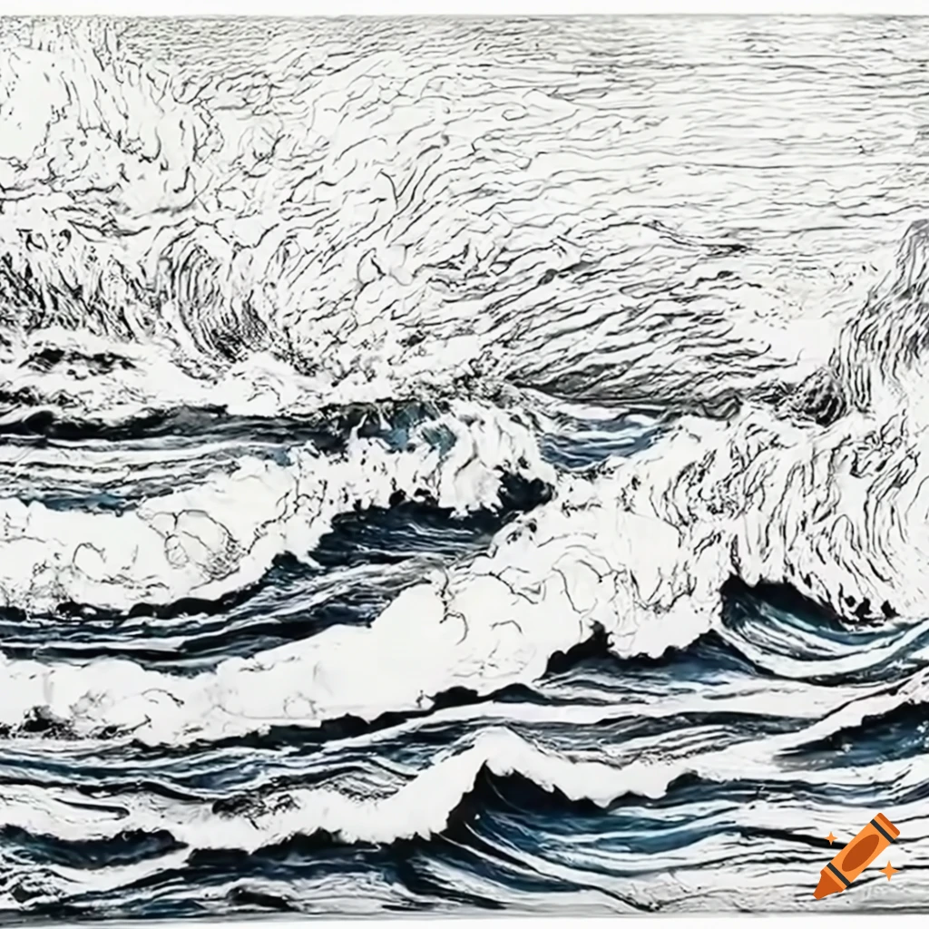 waves crashing against rugged coastline
