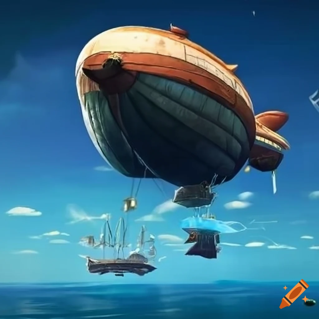reimagined airship-themed servers