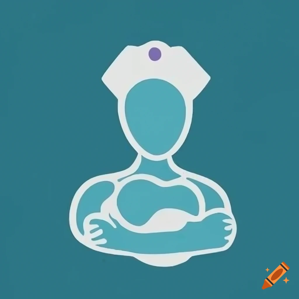 illustration icon of a wet nurse breastfeeding massage
