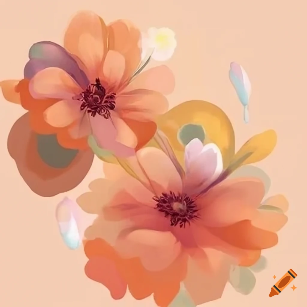 boho flower art
