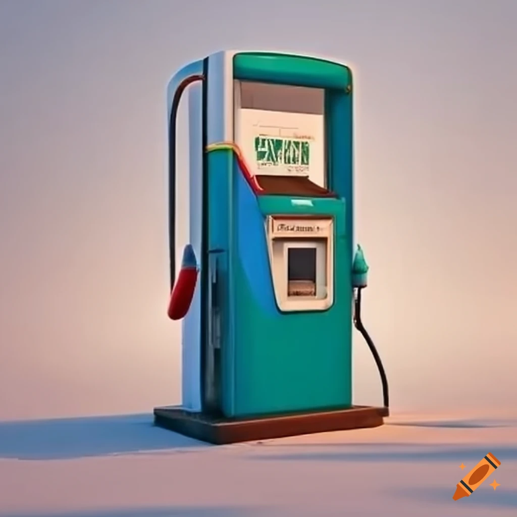 fuel pump at a petrol station