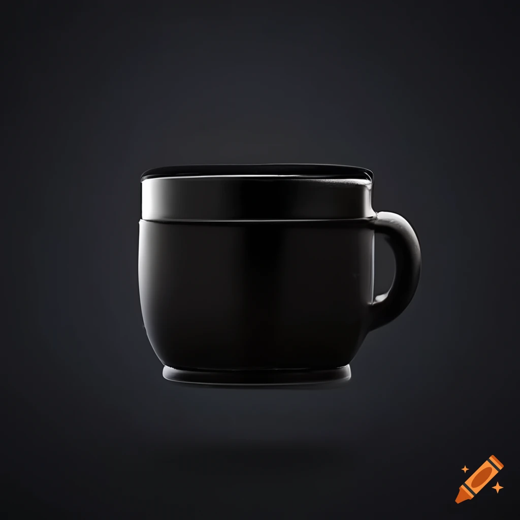black coffee mug