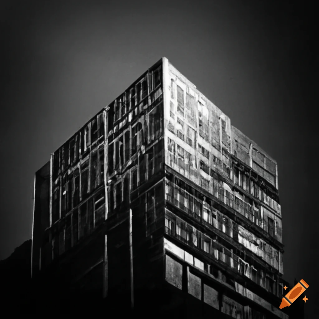 surrealist and brutalist artworks