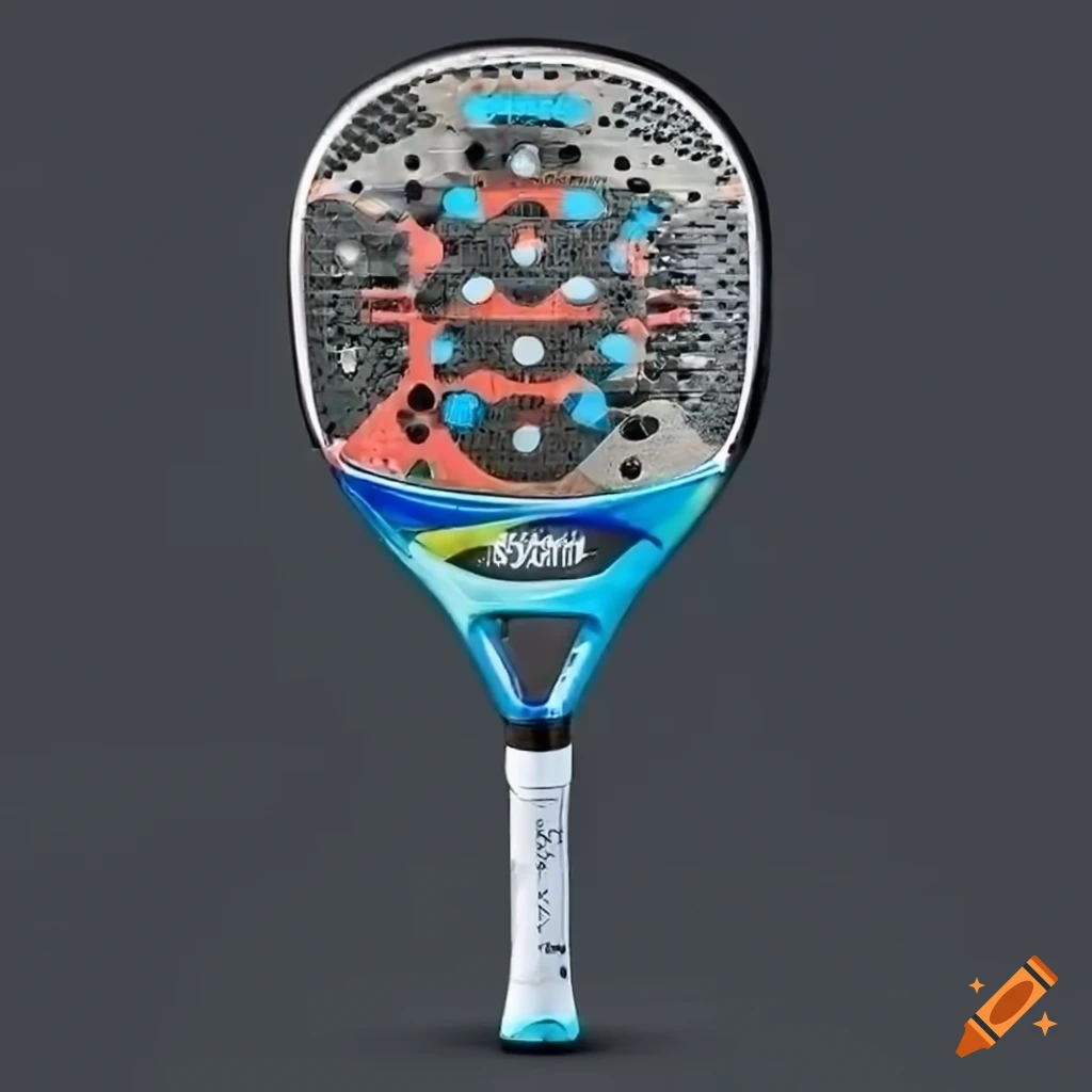 realistic padel racket