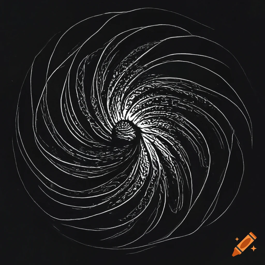 Sketch of the fibonacci sequence on Craiyon