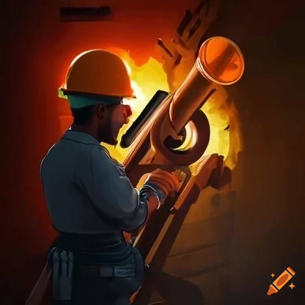 Mexican engineer at work