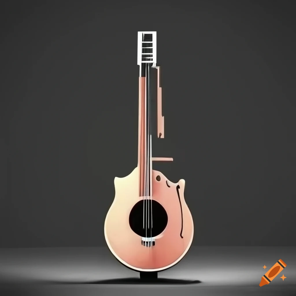 cubist minimalist musical instrument