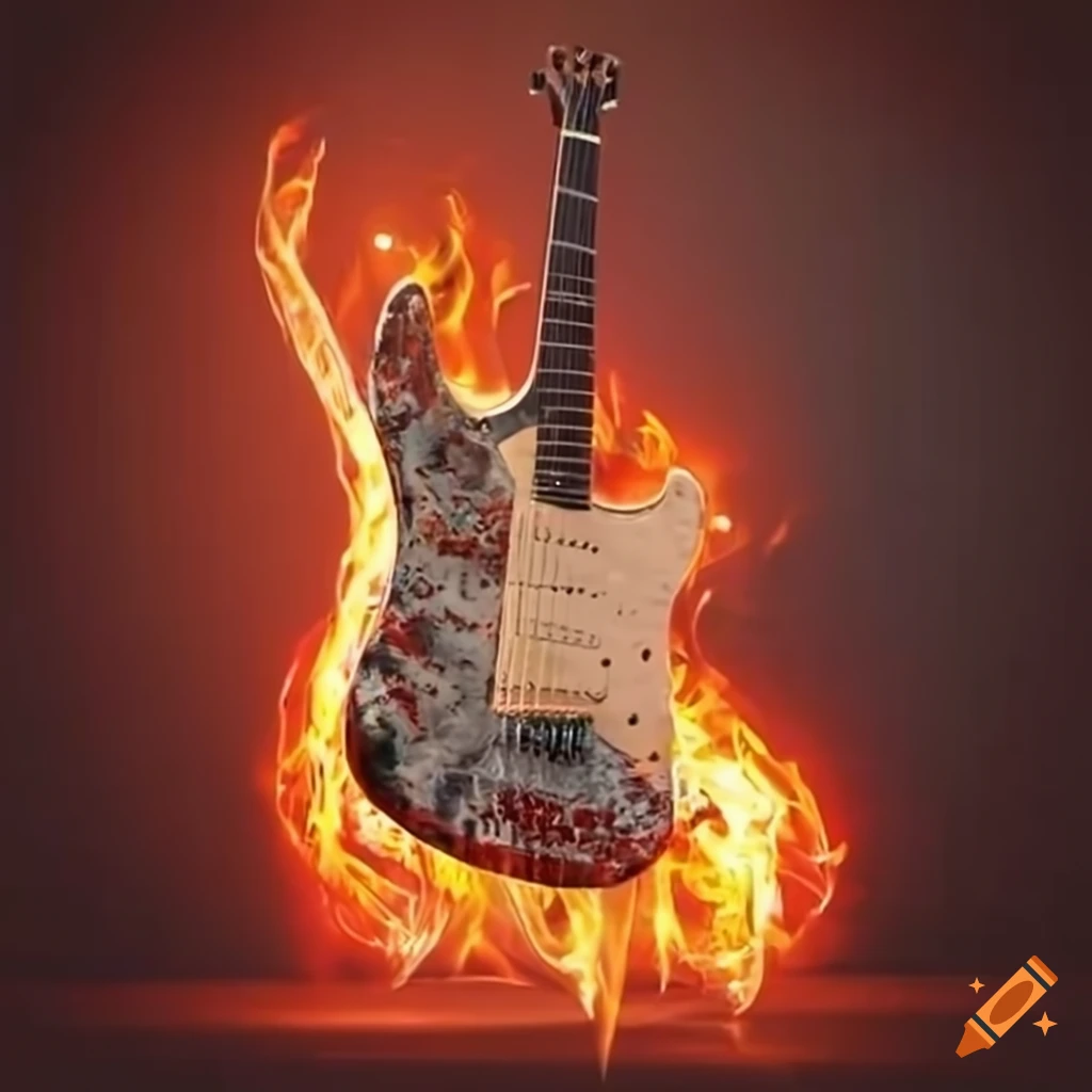 marble and fire electric guitar
