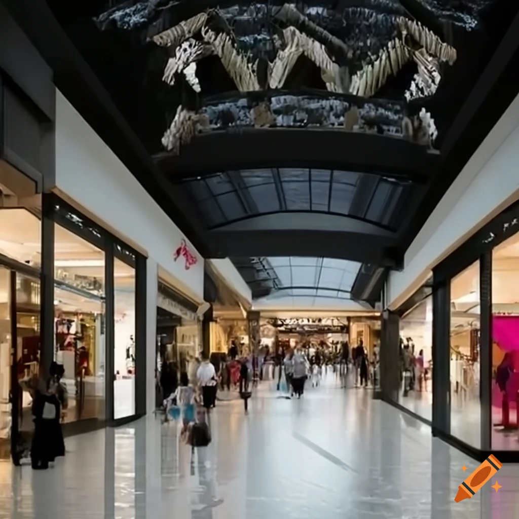 photo of an anthropocene shopping mall
