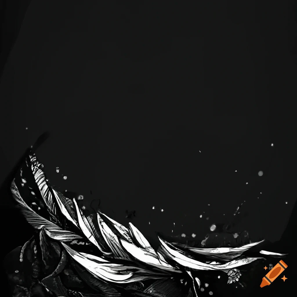white page with leaf border design