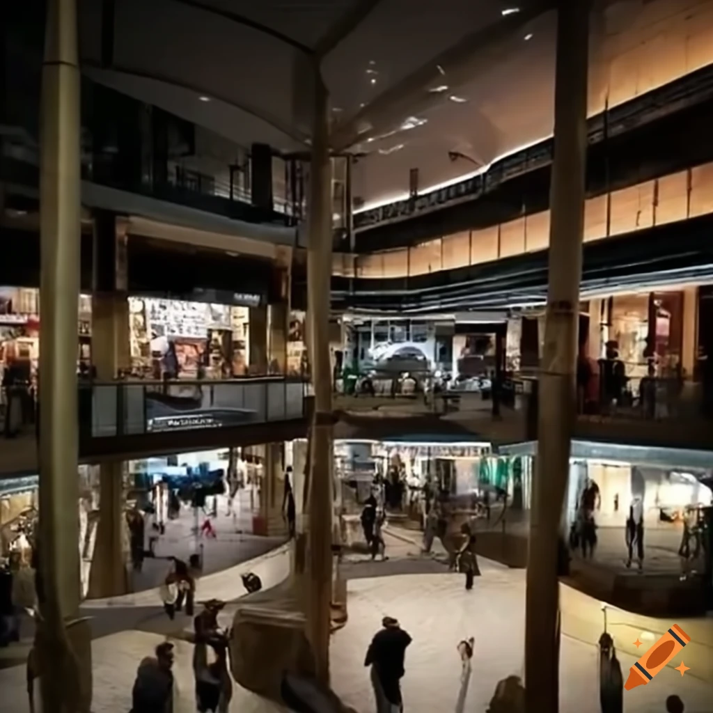 photo of an anthropocene shopping mall