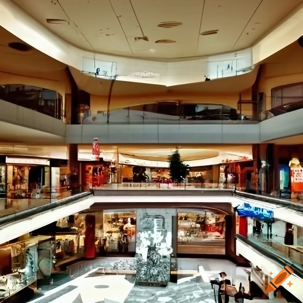 interior of Angelfire shopping mall