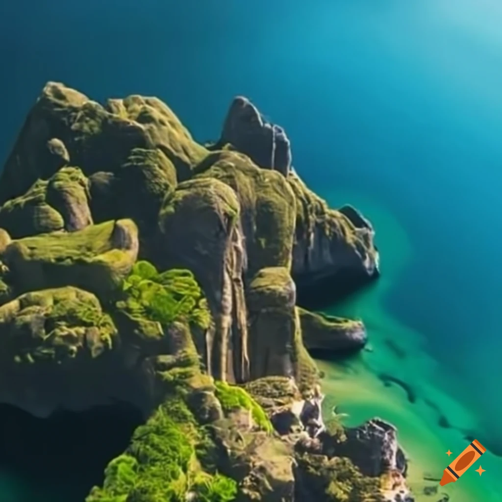 beautiful tropical island