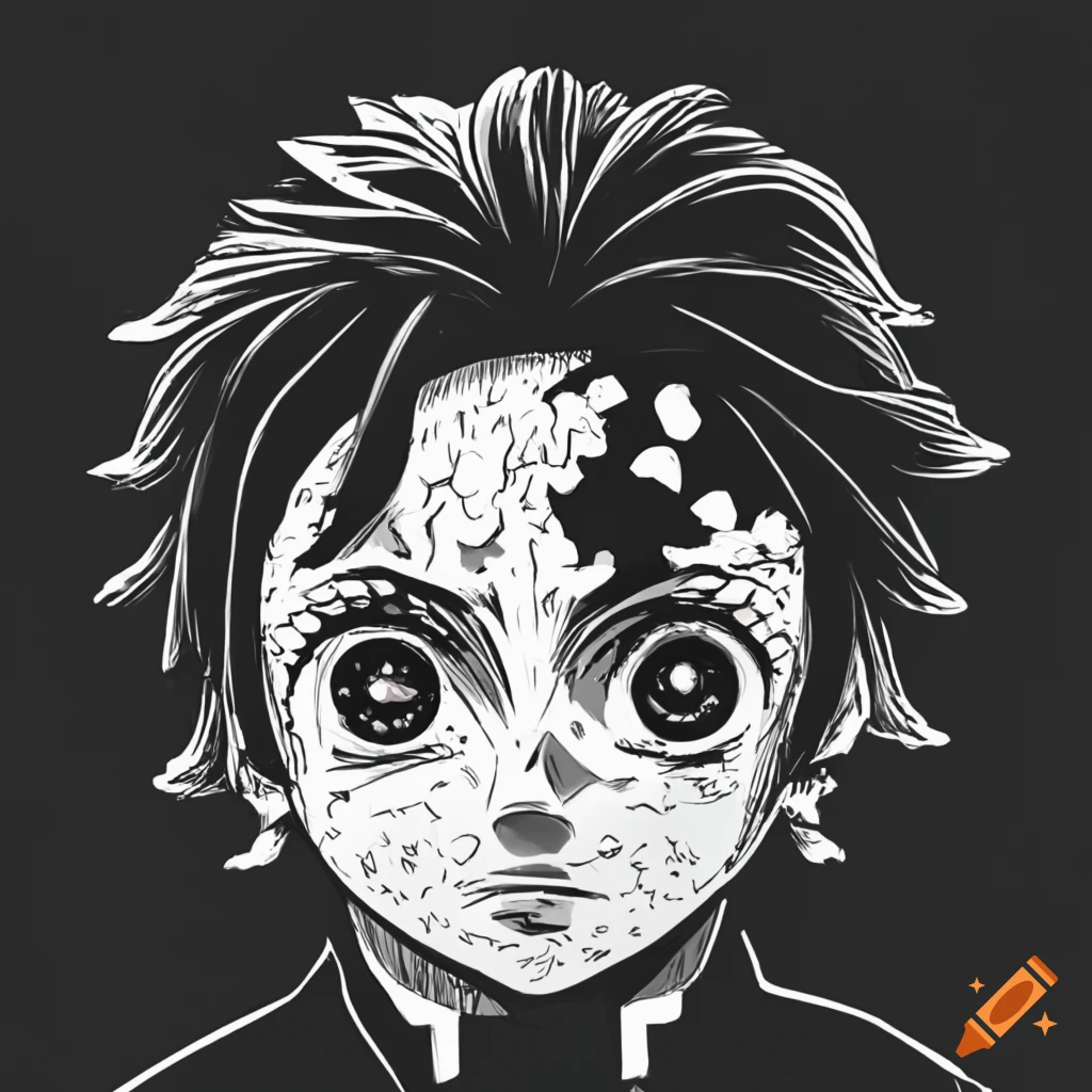 image of Tanjiro with a bucket of popcorn