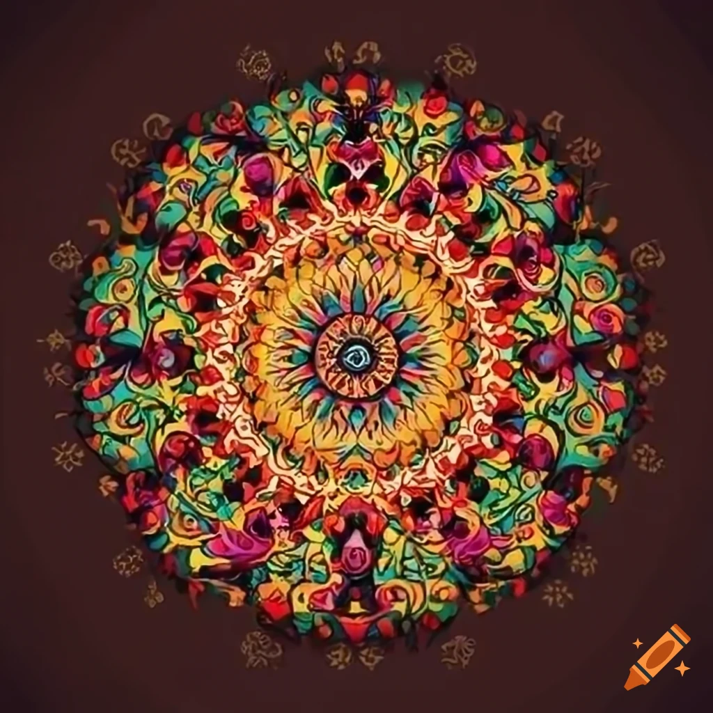 India - Mandala, oriental pattern Indian icon Stock Vector by ©marish  115065636