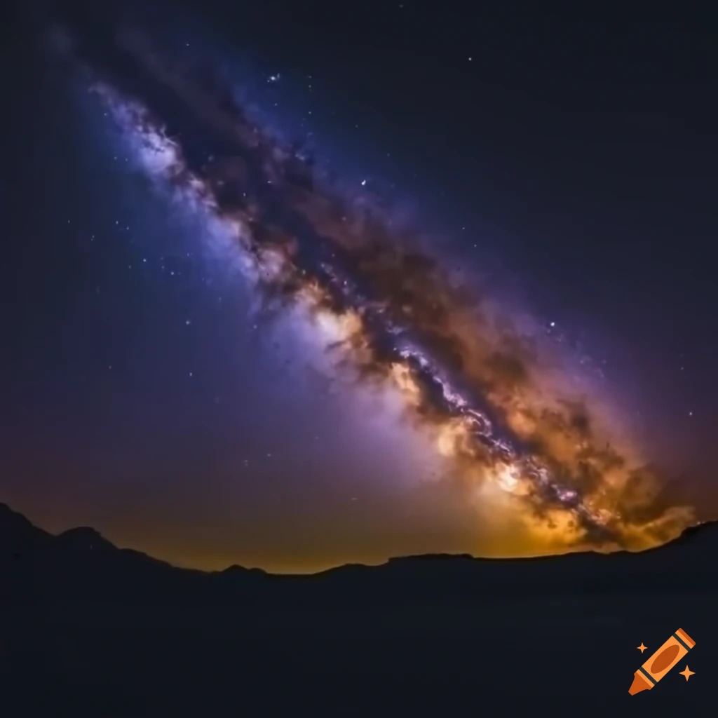 dark-themed wallpaper of a night sky before dawn