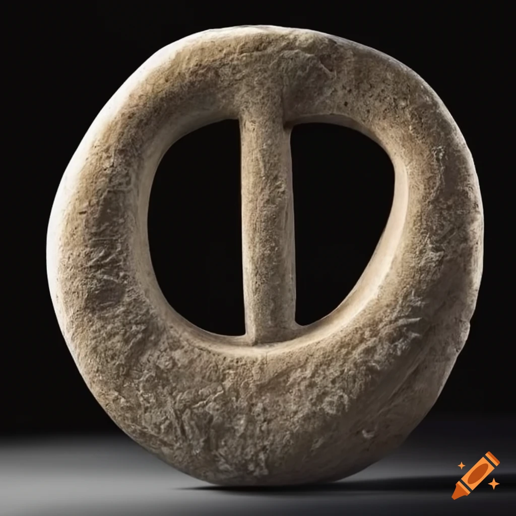 stone carving of the word JOY