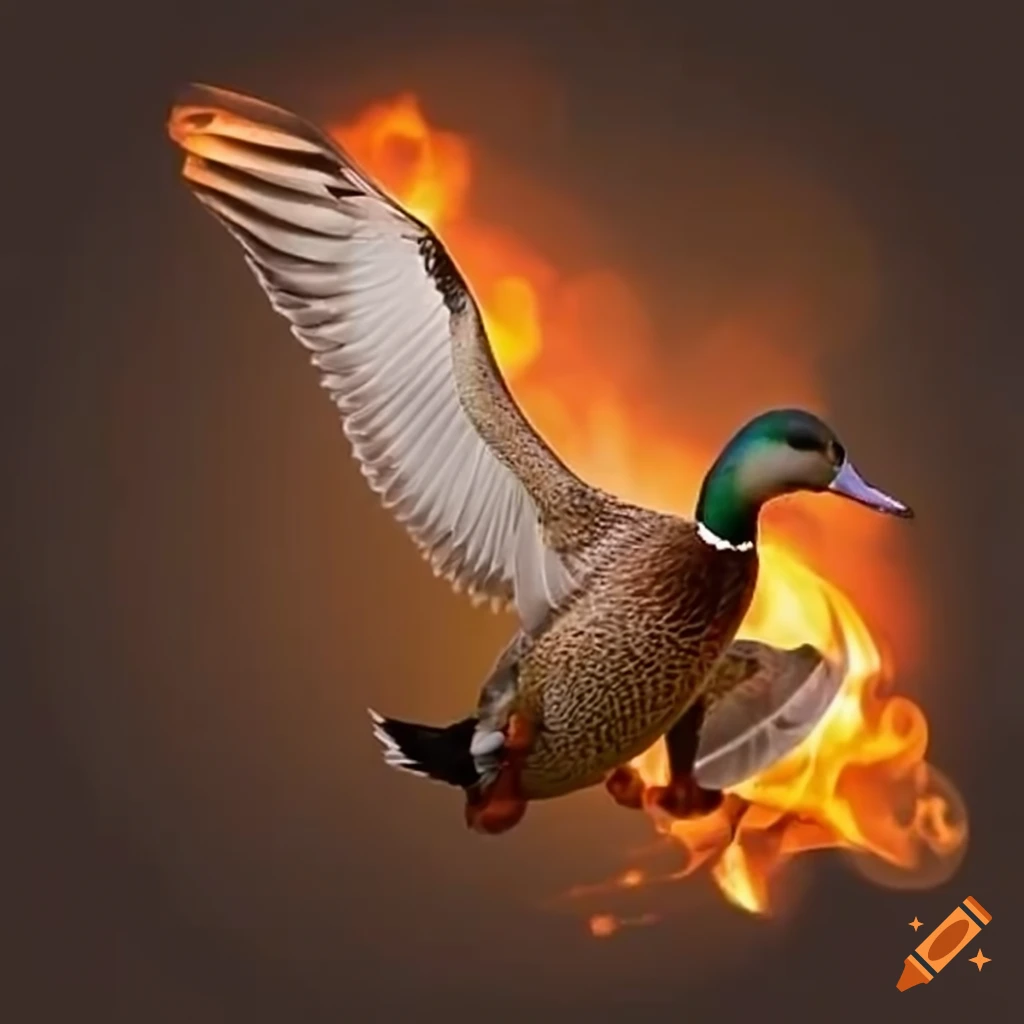 fire duck artwork