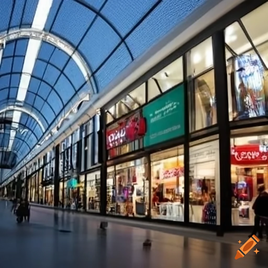 image of an anthropogenic shopping mall