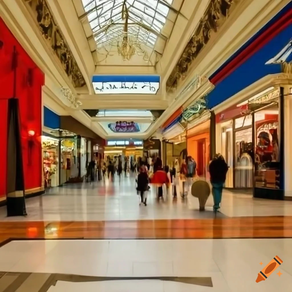 interior of Angelfire shopping mall