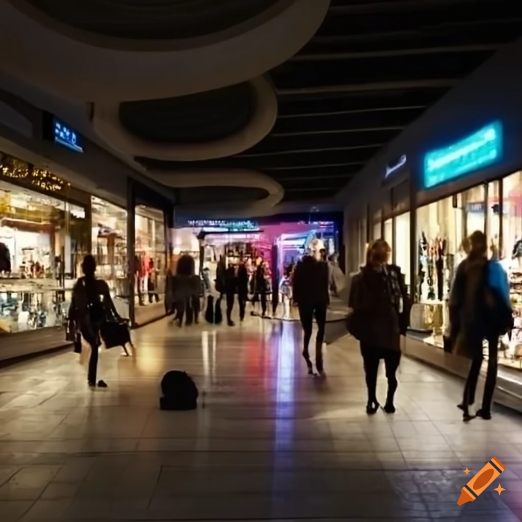 photo of an anthropocene shopping mall