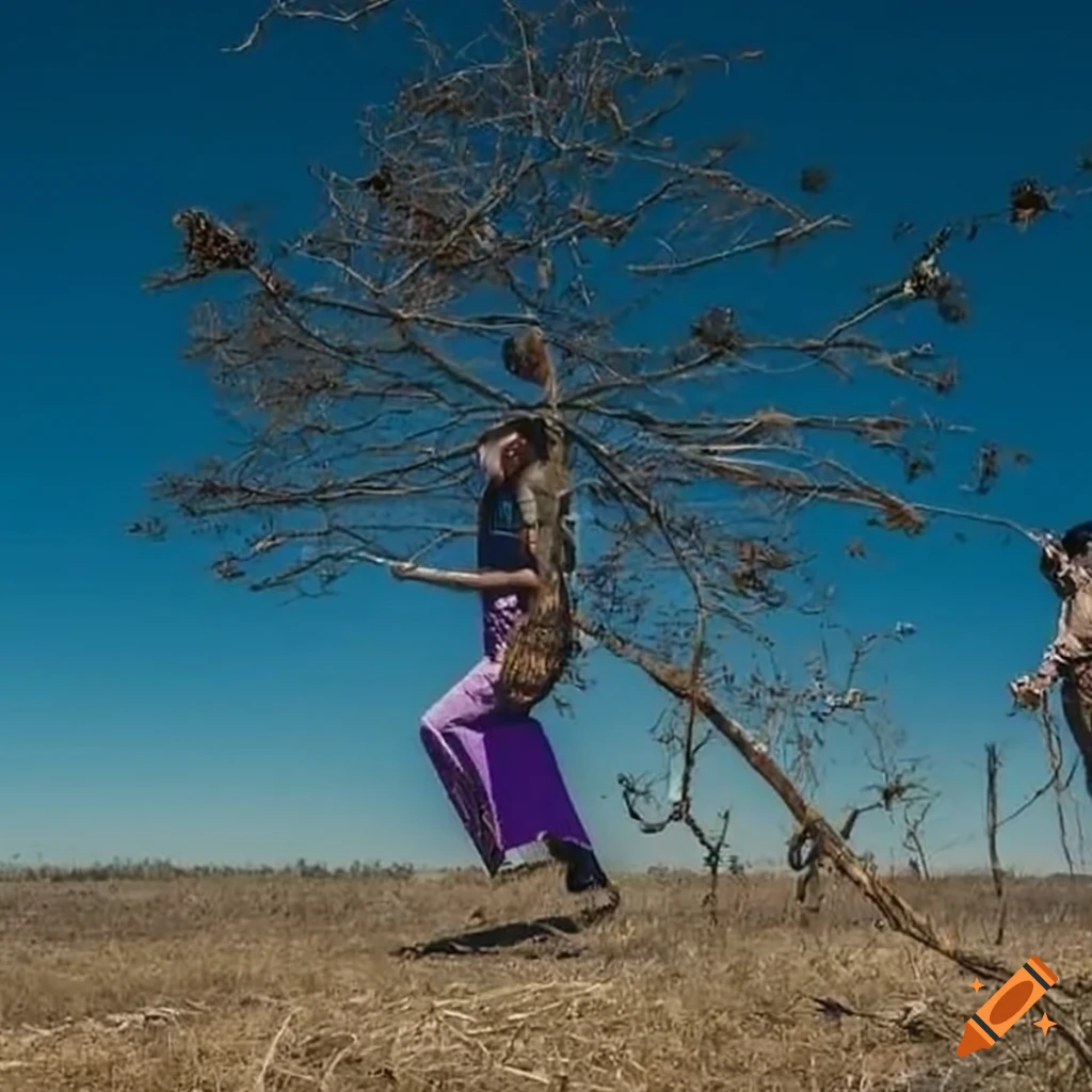 ripe crayons harvested from trees
