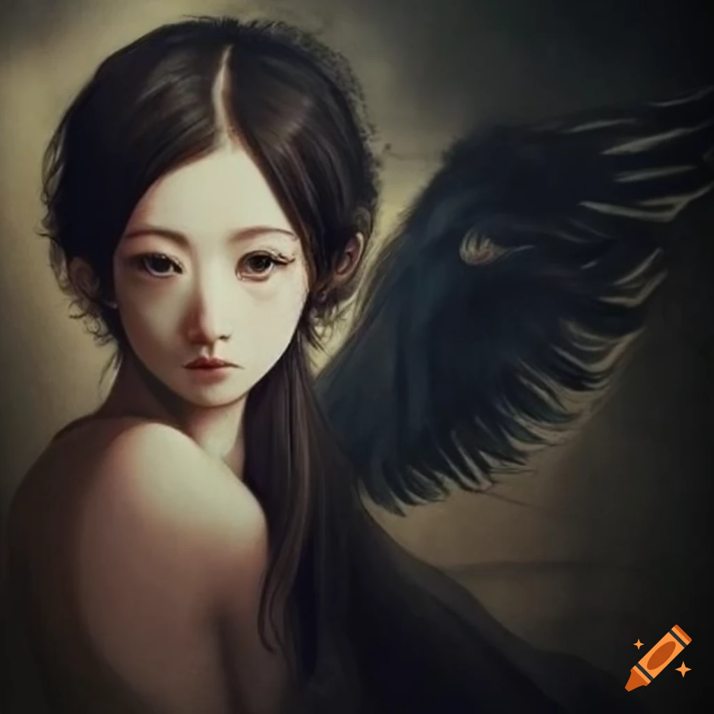 angelic artwork inspired by Fuyuko Matsui