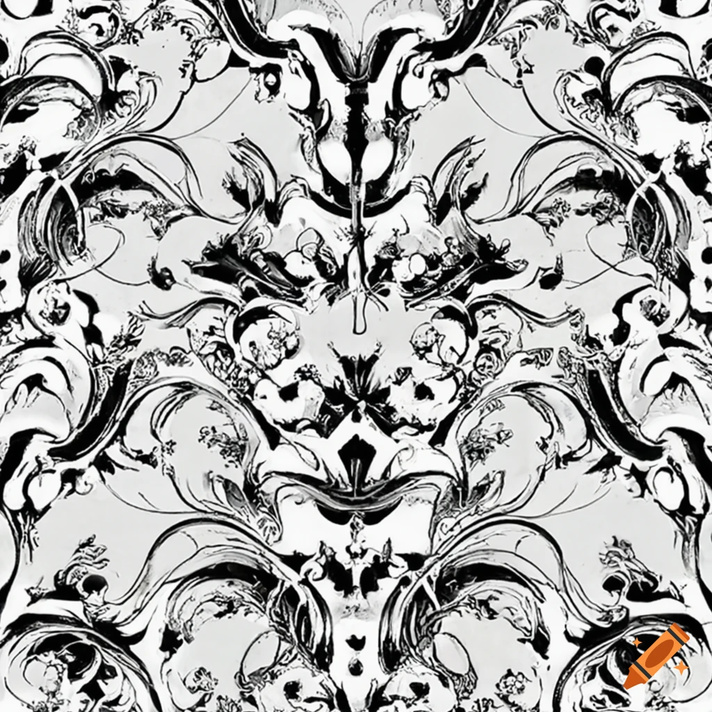 Art Nouveau style detailed ornament