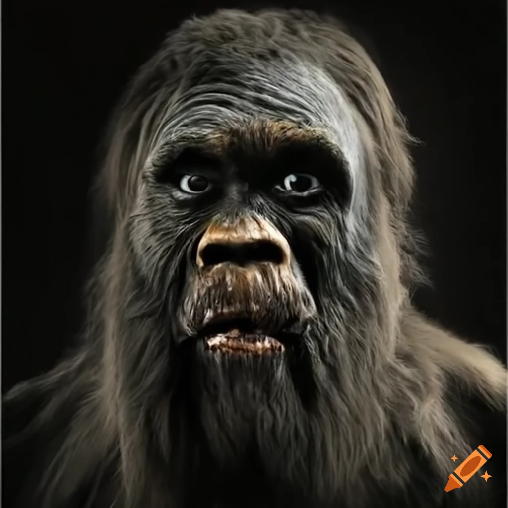 illustration of a sasquatch