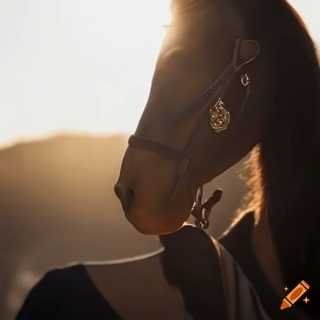 close up portrait of Sasha Calle on a ranch