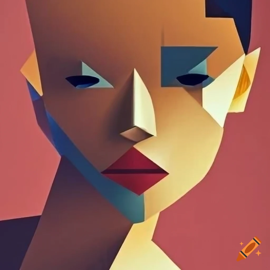 minimalist cubist artwork