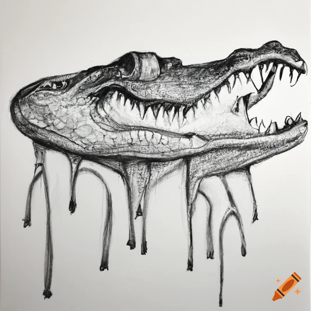 abstract art titled 'Alligator Tears'
