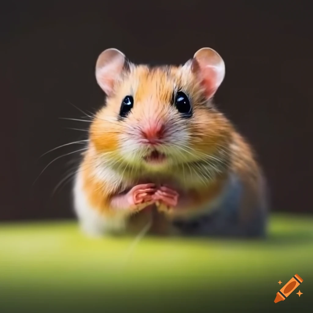 close-up image of a hamster